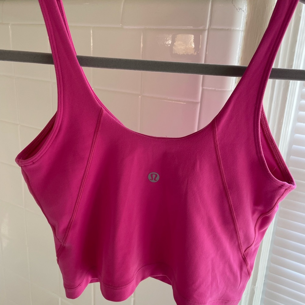 lululemon sonic pink align tank size 6